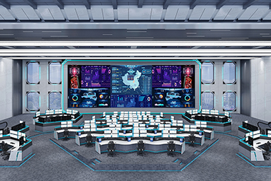 某省单位指挥大厅控制台项目案例展示 