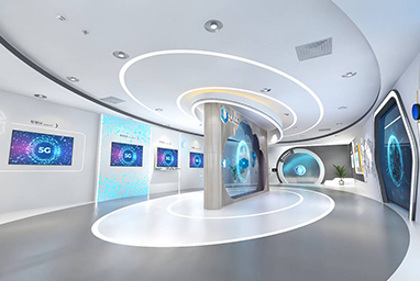 企业展厅设计效果图 