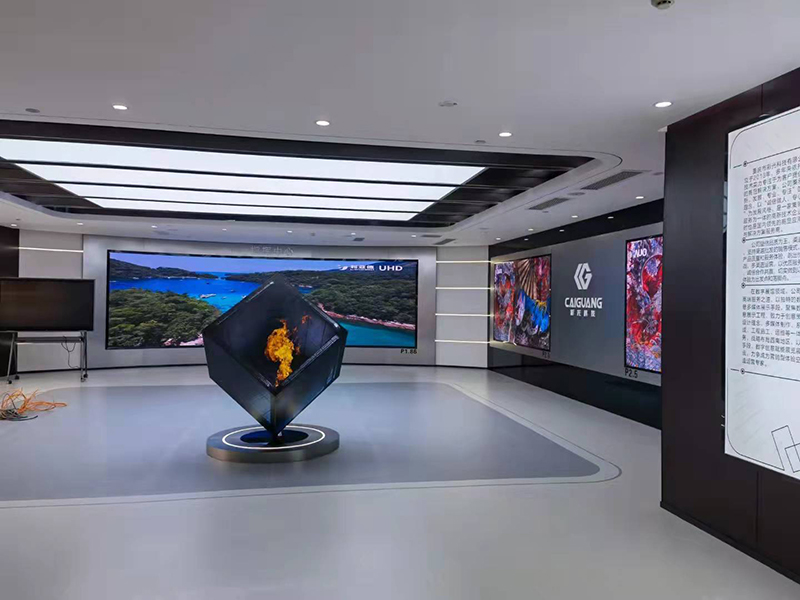 重庆某企业新建公司展厅 